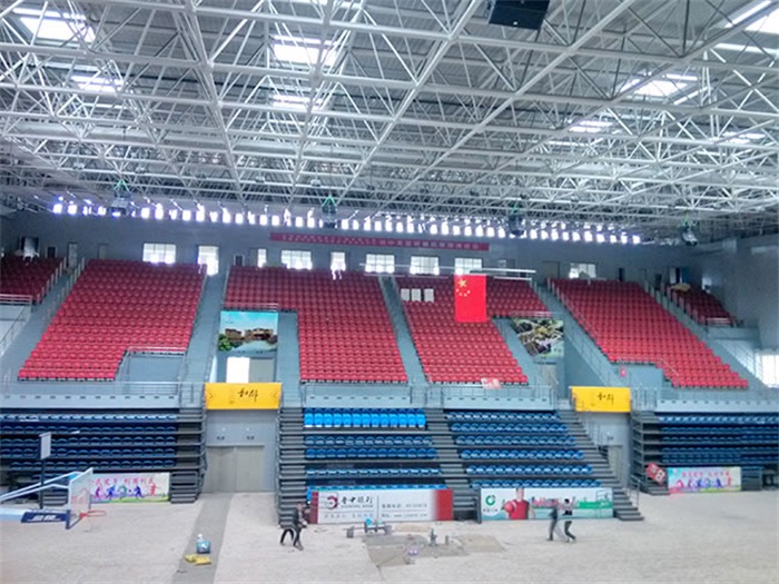 庆阳电厂体育馆网架加工